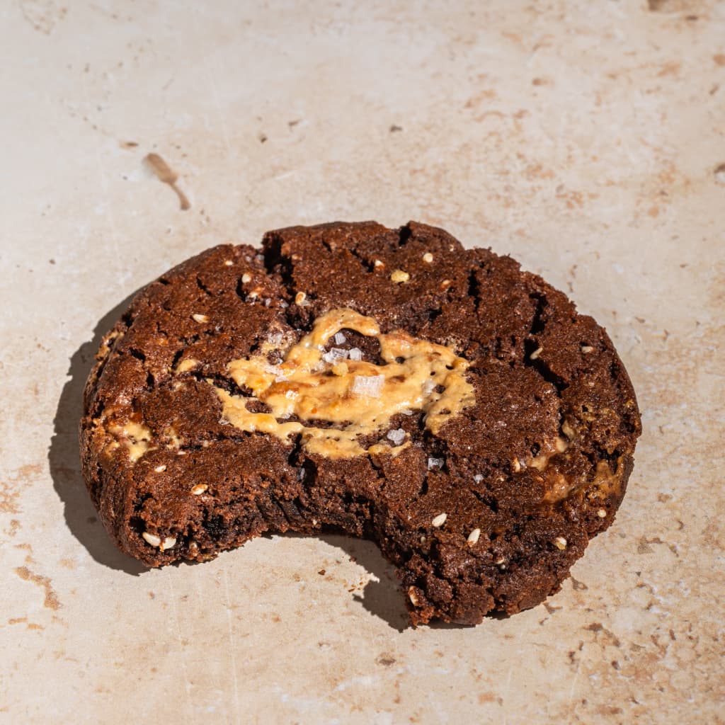 Chocolate Sesame Halva Cookie