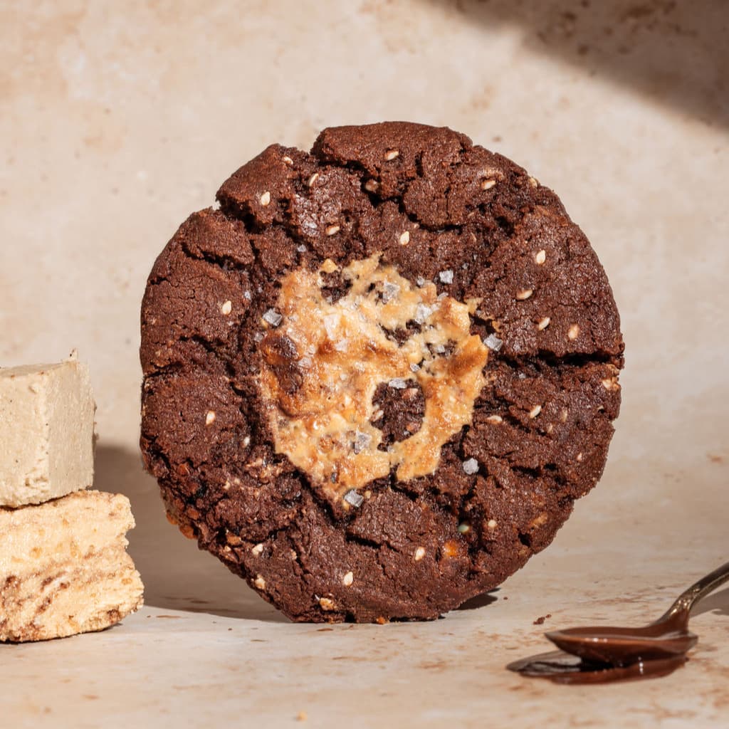 Chocolate Sesame Halva Cookie