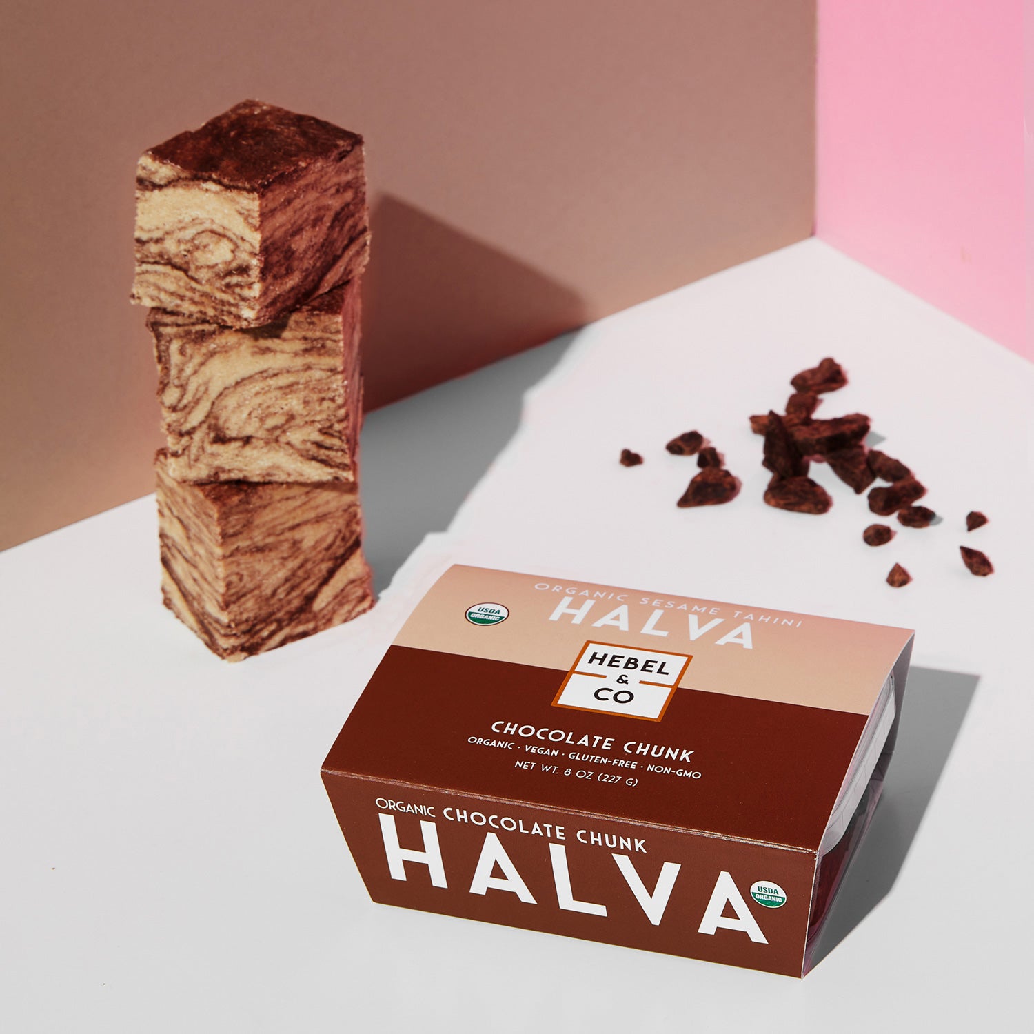 Organic Chocolate Chunk Halva – Hebel & Co
