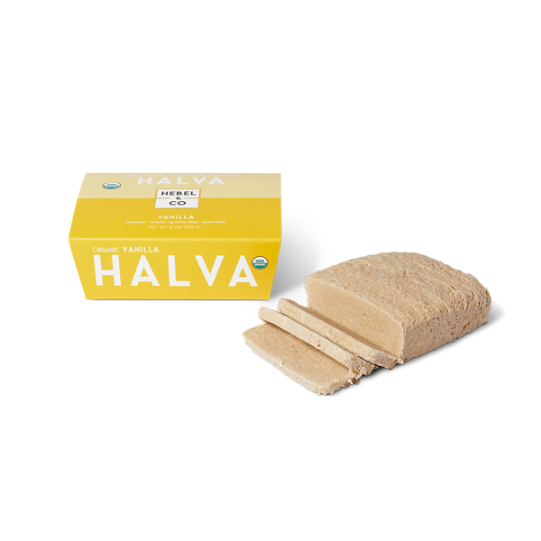 Halva Logs Organic Vanilla Halva - A Sweet Slice of Bliss! – Hebel & Co