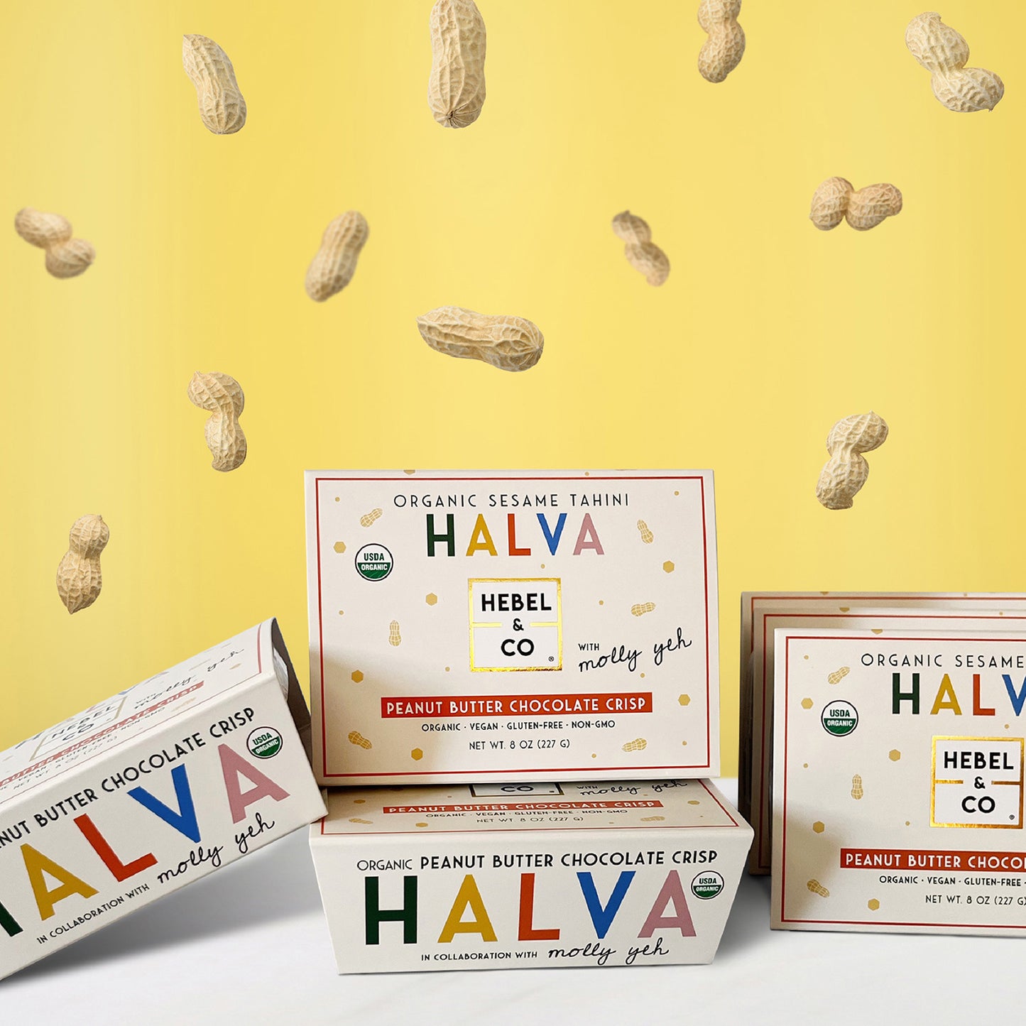 Molly Yeh Organic Peanut Butter Chocolate Crisp Halva