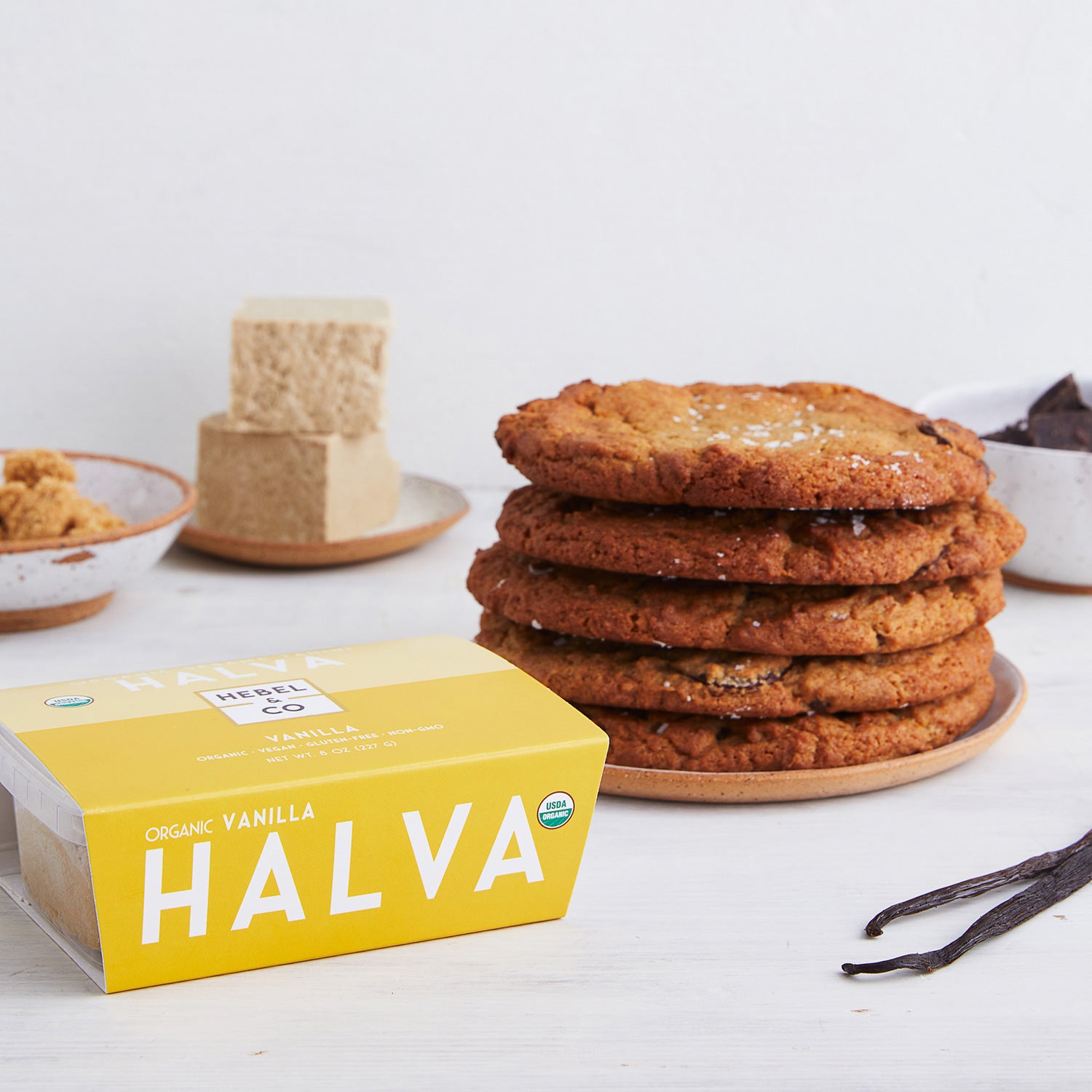 Organic Vanilla Halva - A Sweet Slice of Bliss! – Hebel & Co
